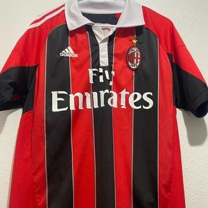 Adidas AC Milan Jersey Red Adidas Home 2012 / 2013 Men’s Size M
